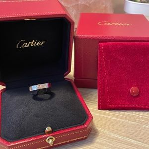 100% Authentic Cartier Love Ring - 18K white gold